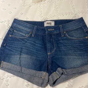 Denim shorts